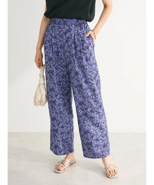 Green Parks イージー柄パンツⅡ Blue