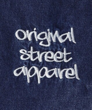 WEGO グラフィックデニムパンツ デニム中濃加工色