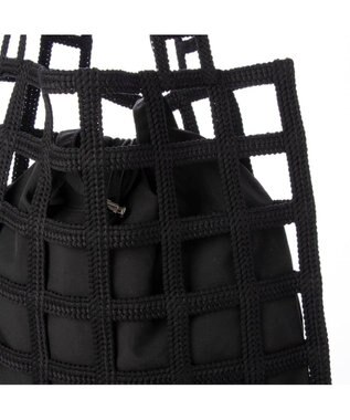 UNBILLION 【テレビ ドラマ着用アイテム】カシュカシュ cachecache / インナー巾着付ラティストート ブラック