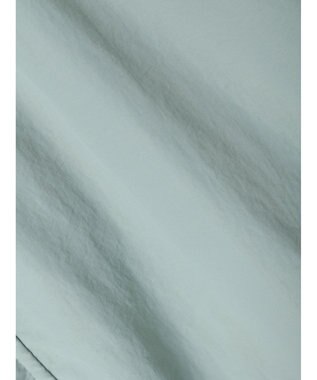 Green Parks フーデットロングコート Blue Green