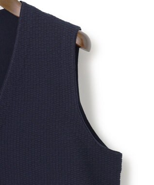 J.PRESS MEN 【KING SIZE】ハイツイストリンクス ニットベスト ネイビー系
