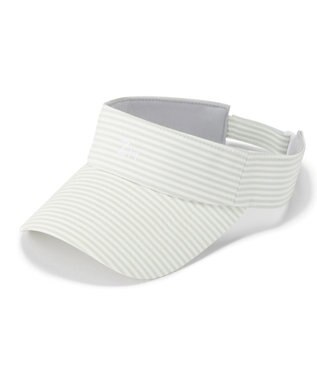 ZERO HALLIBURTON 【雑誌掲載】メランジ ボーダー サンバイザー 82563