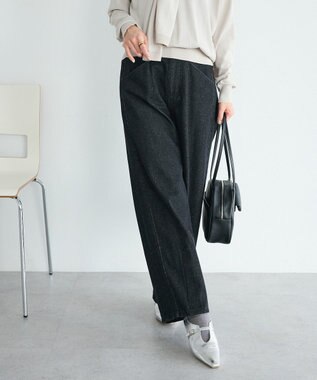 CRAFT STANDARD BOUTIQUE カーブデニムパンツ Black