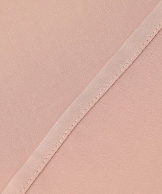 Feroux 【洗える】サテンボウタイ ブラウス ピンク系