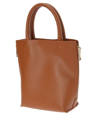 AMERICAN HOLIC サイドＺＩＰ２ＷＡＹ合皮ミニＢＡＧ Camel