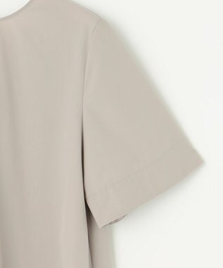 UNFILO 【洗える/軽量】FINE MOVE Aラインワンピース グレージュ