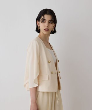 GRACE CONTINENTAL ラップスリーブジャケット キナリ