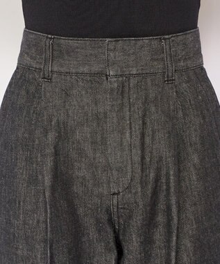 uncrave 【uncrave WHITE】テーパード デニムパンツ ブラック