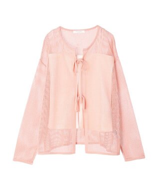 Green Parks ＳＥＴ２点　透かしカーデ＋キャミソール Pink