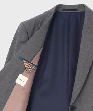 Paul Smith カシミアブレンド フランネル ジャケット グレー