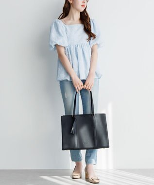 ACE BAGS & LUGGAGE Jewelna Rose フィンリー レザートート A4/13.3インチPC収納 65591 ジュエルナローズ ブラック