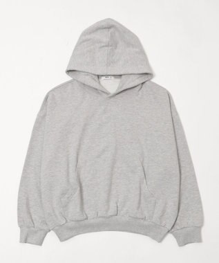 WEGO 【ユニセックス着用ITEM】バルーンクロップドプルパーカー 杢グレー