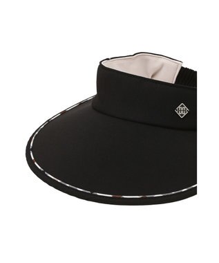 DAKS DAKS GOLF チェックサンバイザー ブラック