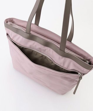 Y'SACCS コーデュロイライクナイロントート ピンク