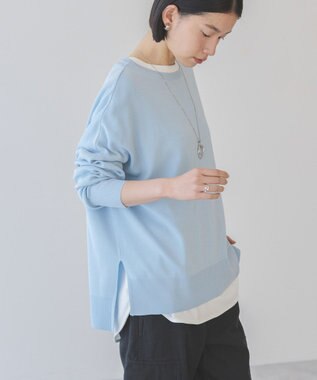 AMERICAN HOLIC サイドスリットニットプルオーバー Pink