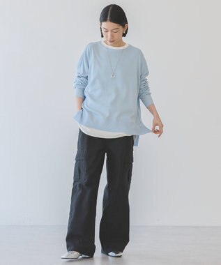 AMERICAN HOLIC サイドスリットニットプルオーバー Pink