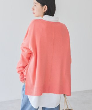 AMERICAN HOLIC サイドスリットニットプルオーバー Pink