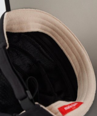 FILA GOLF／marie claire 【marie claire SPORT】つば広2WAYキャップ/サンバイザー ブラック