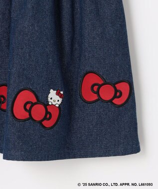 ANY KIDS 【ハローキティ×ANY KIDS】デニムジャンパースカート インディゴ