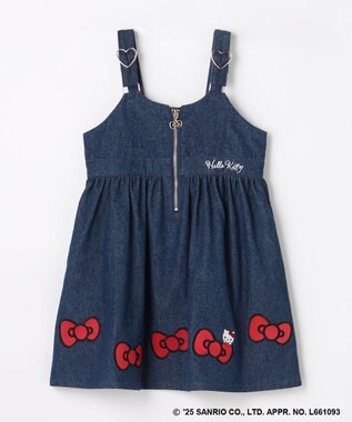 ANY KIDS 【ハローキティ×ANY KIDS】デニムジャンパースカート インディゴ