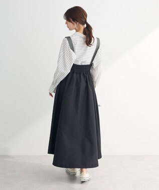 Green Parks ・ＤＯＵＢＬＥ　ＦＬＡＧＳ　サスペンダーミリタリースカ Black