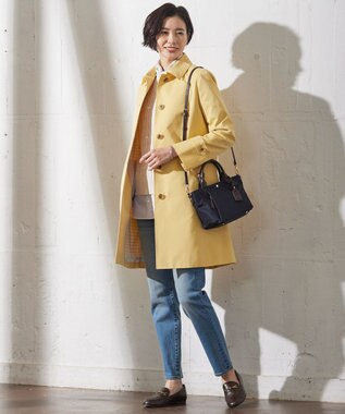 J.PRESS LADIES L 【洗える】GIZA MERCERIZE COTTON ケーブル ニット ベージュ系