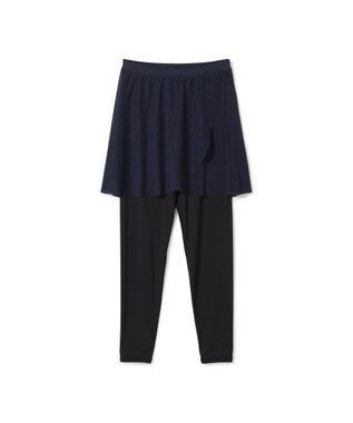 Chacott スカート付レギンス ネイビー
