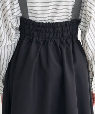 Green Parks ・ＤＯＵＢＬＥ　ＦＬＡＧＳ　サスペンダーミリタリースカ Black