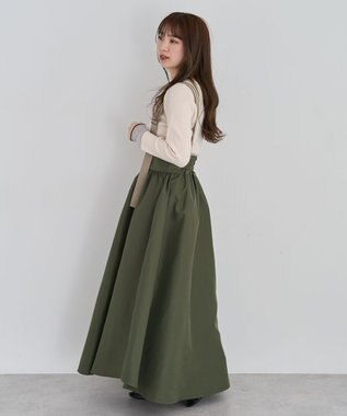 Green Parks ・ＤＯＵＢＬＥ　ＦＬＡＧＳ　サスペンダーミリタリースカ Khaki