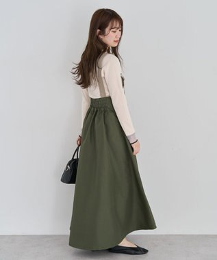 Green Parks ・ＤＯＵＢＬＥ　ＦＬＡＧＳ　サスペンダーミリタリースカ Khaki