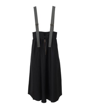 Green Parks ・ＤＯＵＢＬＥ　ＦＬＡＧＳ　サスペンダーミリタリースカ Black