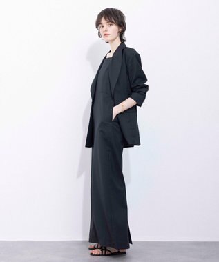 NAVE 【Nave・セットアップ可】ウールポリエステルツイルキャミドレス ブラック系