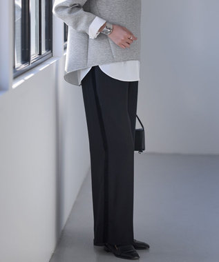 ICB L ベルベットライン トラックワイドパンツ