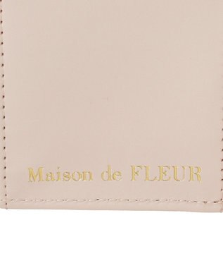 Maison de FLEUR キルティングFリボンウォレット Pink