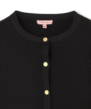 TOCCA NIGHT GROOVE ニットカーディガン ブラック系