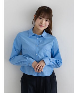 Te chichi プリンセスラインクロップトシャツ【AOYAMA FASHION ASSOCIATION × Te chichi】 サックスブルー