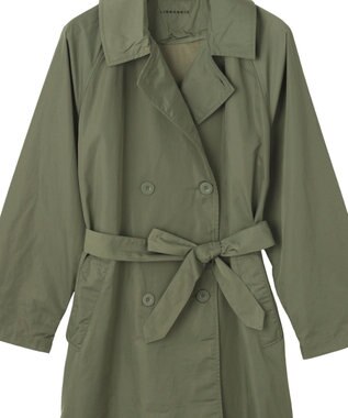 MOONBAT 【撥水】LIGNAGGIO ベルト付トレンチコート カーキー