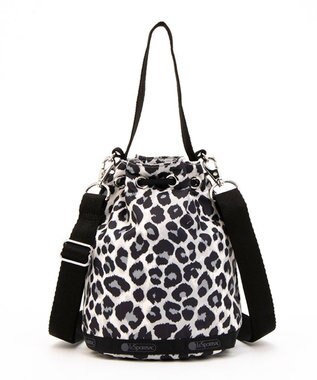 LeSportsac DRAWSTRING BUCKET XBODY/ニュートラルレオパード ニュートラルレオパード