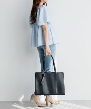 ACE BAGS & LUGGAGE Jewelna Rose フィンリー レザートート A4/13.3インチPC収納 65591 ジュエルナローズ ブラック