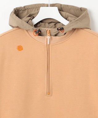 PW CIRCULUS 【MEN】裏毛ジップアップフーディ ベージュ系