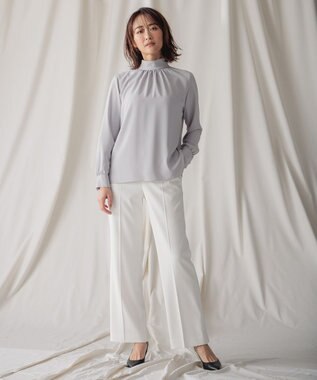 BEIGE， 【L-size】LUIZA / ワイドパンツ White