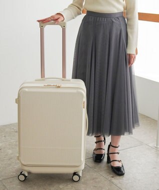 ACE BAGS & LUGGAGE Jewelna Rose エルダートローリー ボトルホルダー付 51~63L 05402 ジュエルナローズ cs オフホワイト