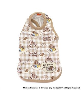 PET PARADISE ミニオン ペティヒート タンクトップ ボブ ティム柄  小型犬 ベージュ