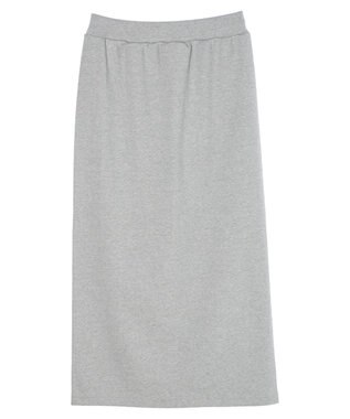 CRAFT STANDARD BOUTIQUE リブロングスカート Light Gray Mixture