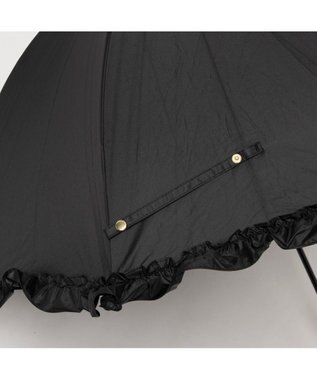 UNBILLION カシュネ cachenez / 【晴雨兼用】【日傘】 UV カット率99％以上 PUビッグフリルショートパラソル ブラック