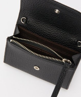 russet チェーンミニウォレット(SO-434) Black
