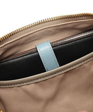 style code 【ペットボトル収納可能】[Lyrss/リルス] 牛革 ショルダーバッグ グレージュ