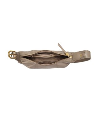 style code 【ペットボトル収納可能】[Lyrss/リルス] 牛革 ショルダーバッグ グレージュ