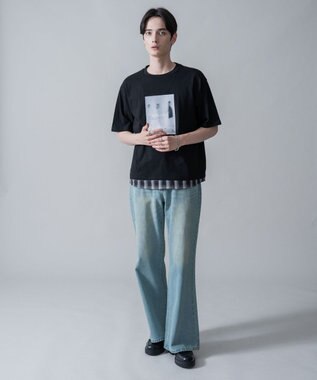 WEGO チェックドッキングT（SS） ブラック