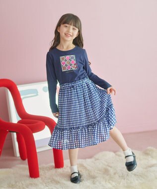 組曲 KIDS 【150-160㎝】チョコレートボックス Tシャツ ブルーベリー系